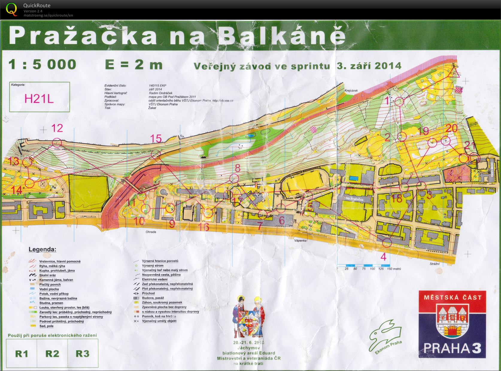 Pražačka - Sprint (03.09.2014)