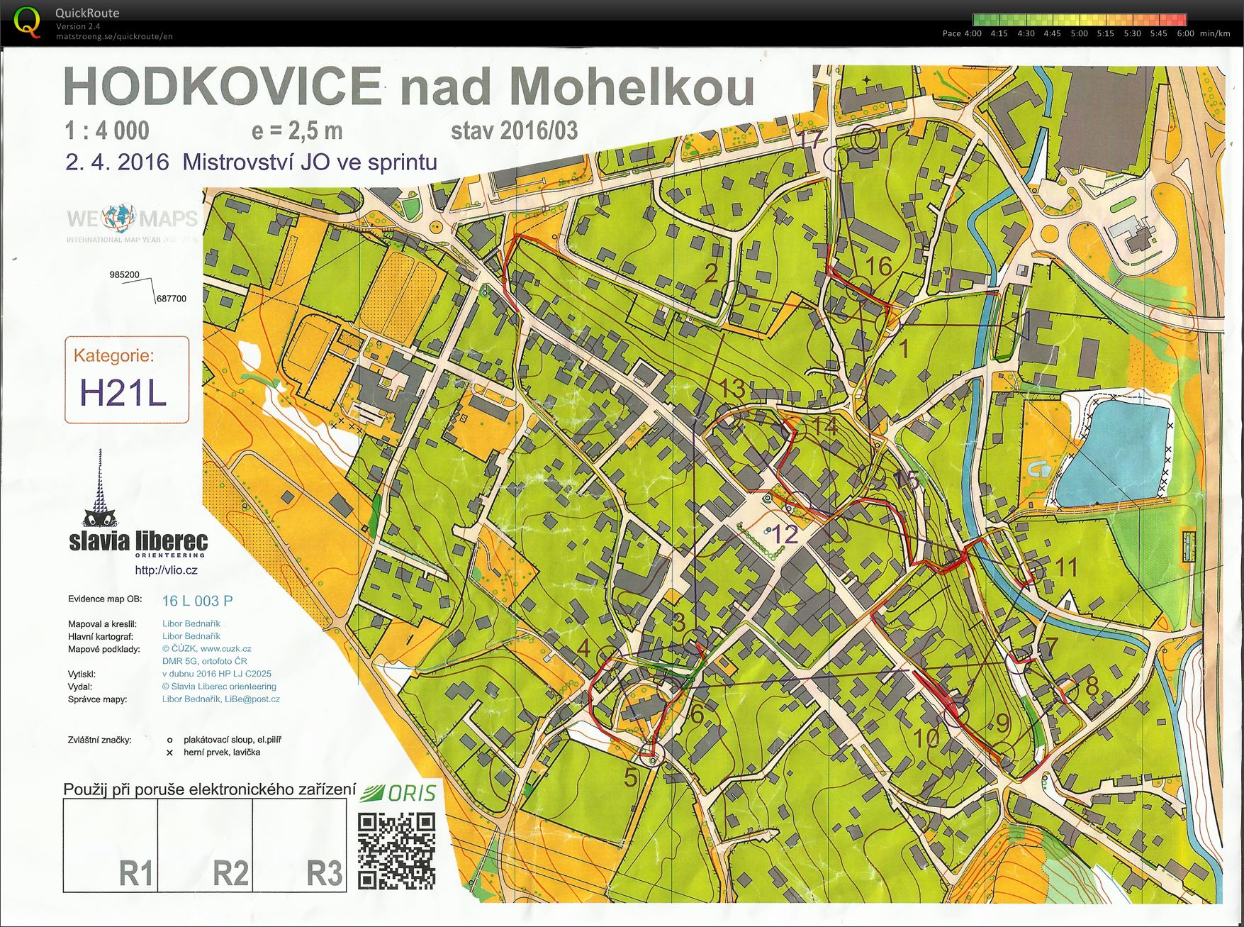 Oblastní žebříček JE - Hodkovice nad Mohelkou (02-04-2016)
