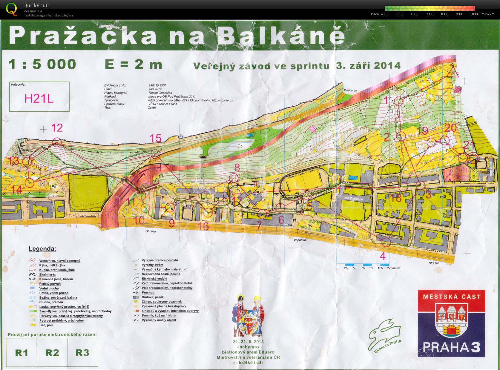 Pražačka - Sprint (03.09.2014)